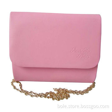 Fashion Evening Bag Made of PU Leather, Customized Logos are Welcome